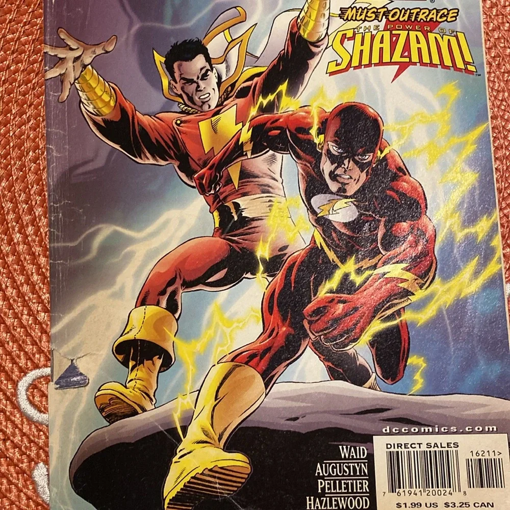 DC Comic- The FLASH Must Outrace SHAZAM !...#162 July 2000